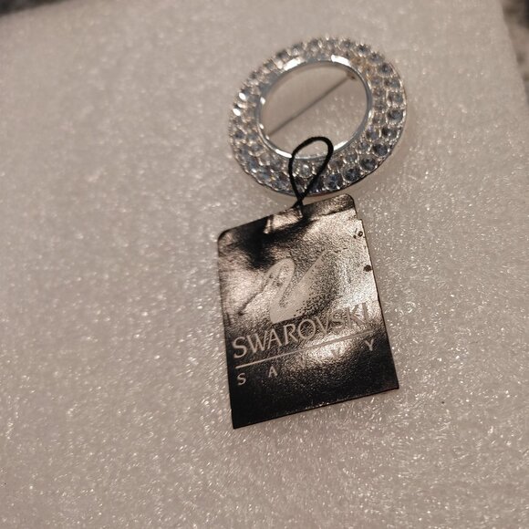 Swarovski (Crystals) Brooch in Silver-tone. Swan signed/stamped. - Picture 16 of 16